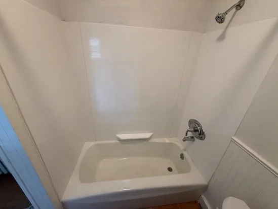 Finished surround for the Franklin MA shower replacement.